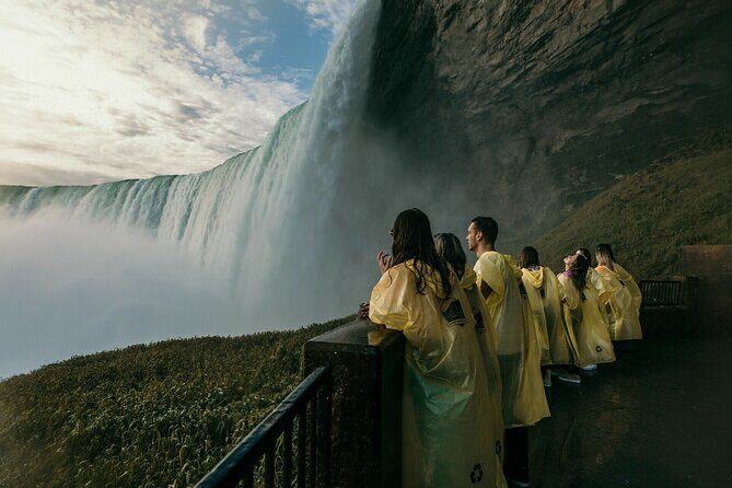 Niagara: Behind The Falls, Skylon Tower Ticket & Tesla Audio Tour - Journey Behind the Falls at Table Rock: 125-Foot Descent, 130-Year-Old Tunnels