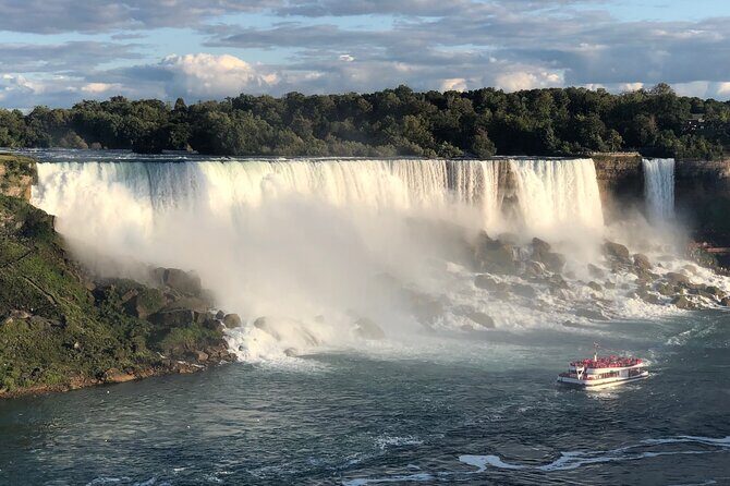 Niagara Falls Day Tour from Toronto w/ Tower, Journey & Boat Ride - Niagara City Cruises boat ride: up close, poncho-ready