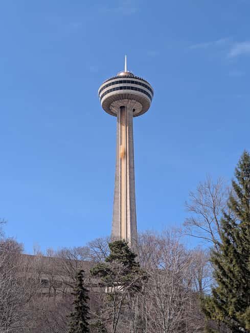Niagara Falls: Day Tour with Boat & Journey Behind the Falls - Skylon Tower time: great views, but admission may cost extra