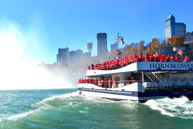 Niagara Falls Guided Vehicle Tour Canada: Boat, Skylon & Journey - Stop 1: Skylon Tower and the value of a top-down start