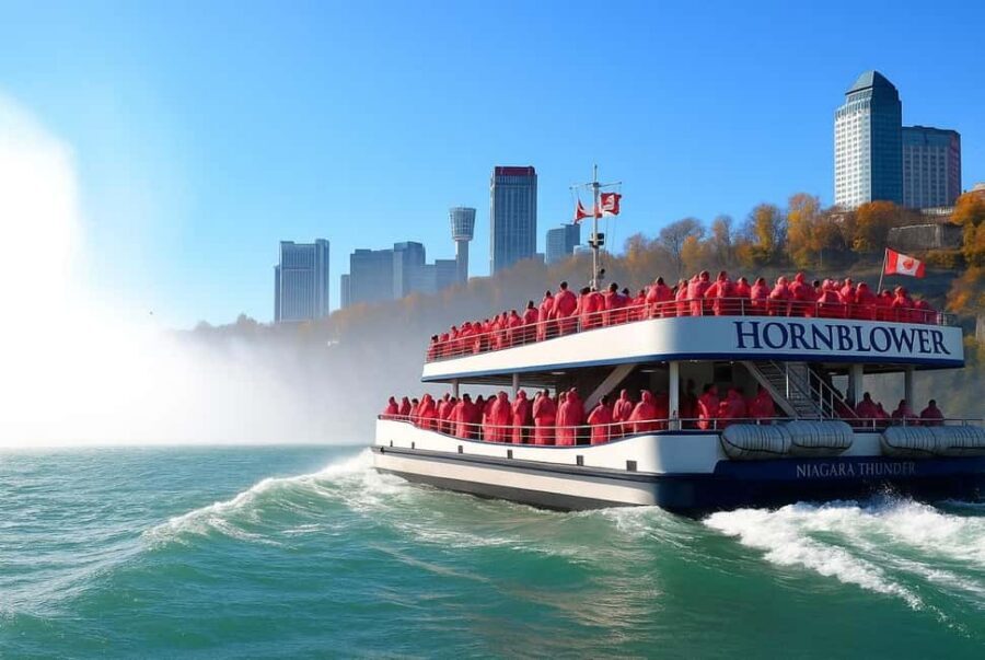 Niagara Falls, ON: Guided Tour with Boat, Skylon & Journey - Journey Behind the Falls Tunnels: Up Close to the Power