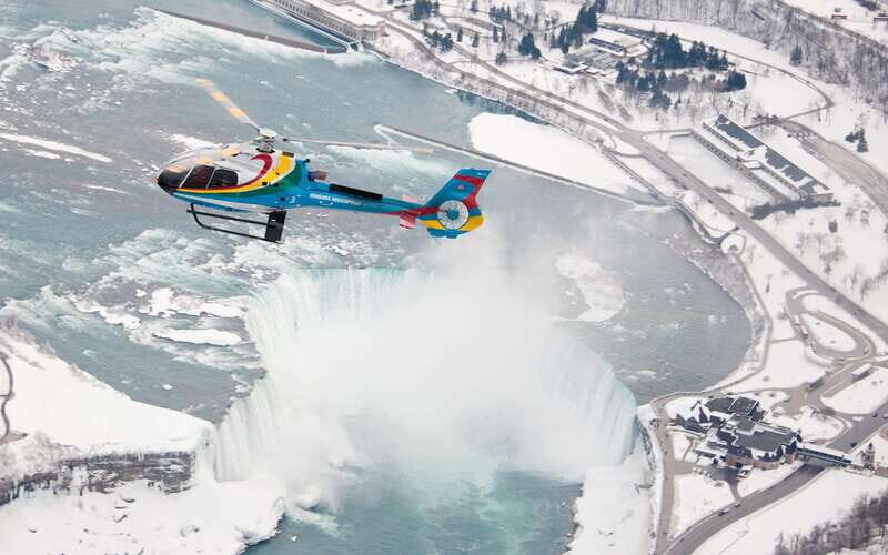 Niagara Falls: Private Half-Day Tour with Boat & Helicopter - Maple Leaf Place, Floral Clock, and Niagara Whirlpool