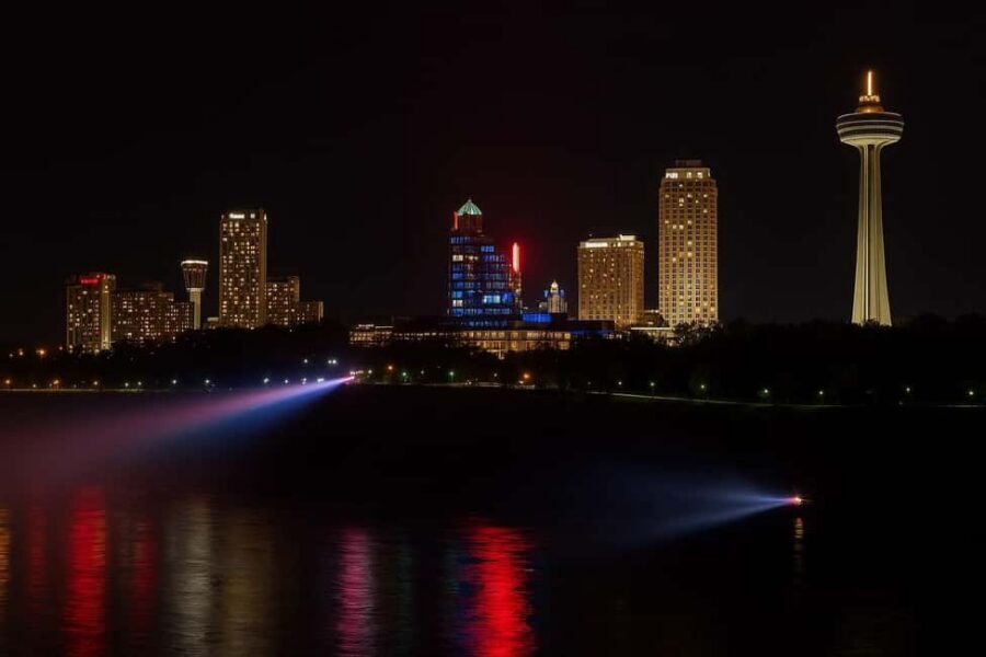 Niagara Falls: Skylon Tower, Fireworks & Walking Tour Canada - Start at Skylon Tower for instant orientation