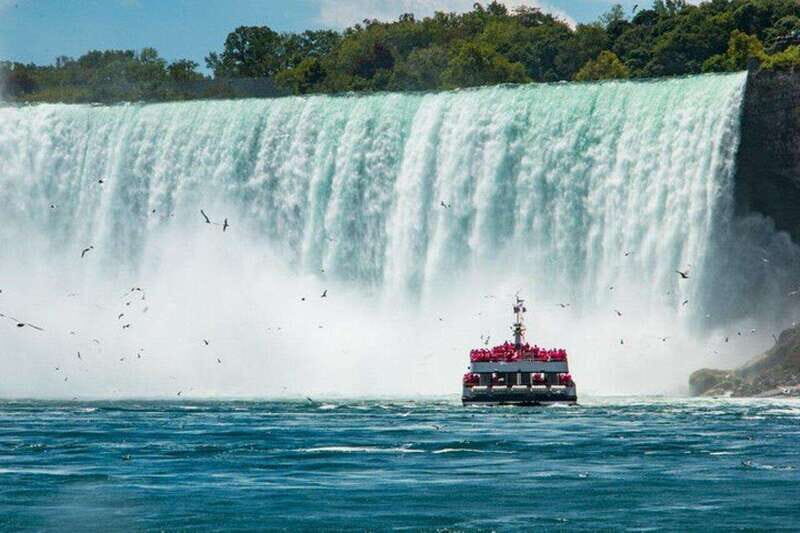 Niagara Falls Tour from Niagara Falls, Canada - Hornblower Niagara Cruises: getting close to the Horseshoe Falls