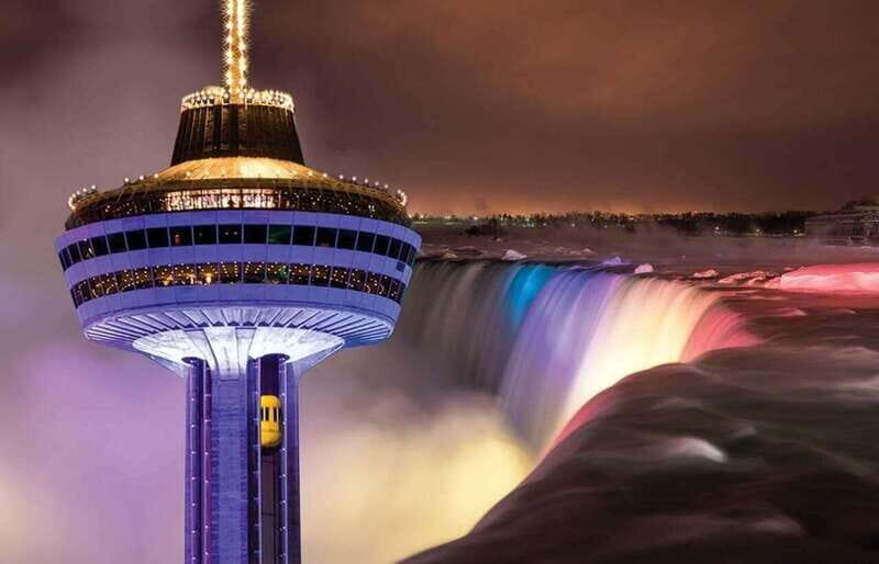 Niagara Falls: Winter Wonder Tour - Skylon Tower Observation Deck: 360° views that put everything together
