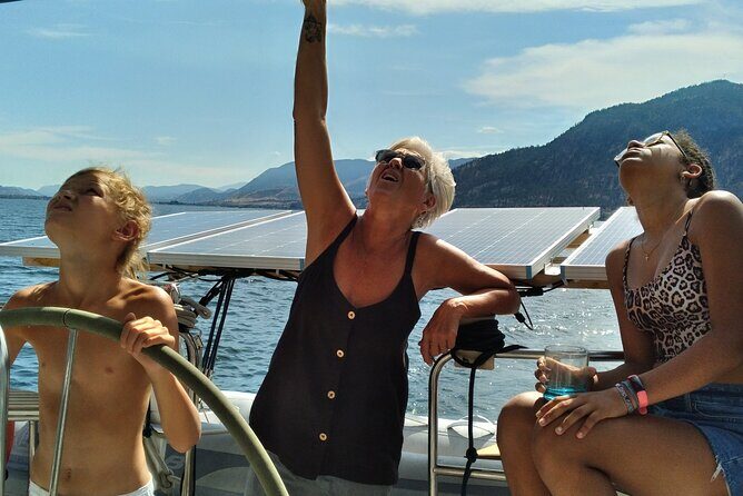 Okanagan Lake Sailing Tour from Penticton & Naramata BC - When the Wind Helps (and When You Motor)