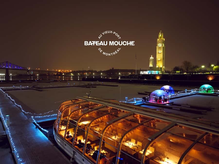 Old Port Montreal: Frosted Evening Dining Under the Stars - The Frosted Winter Ambiance: Cozy Interior Meets Big-Lights Montreal