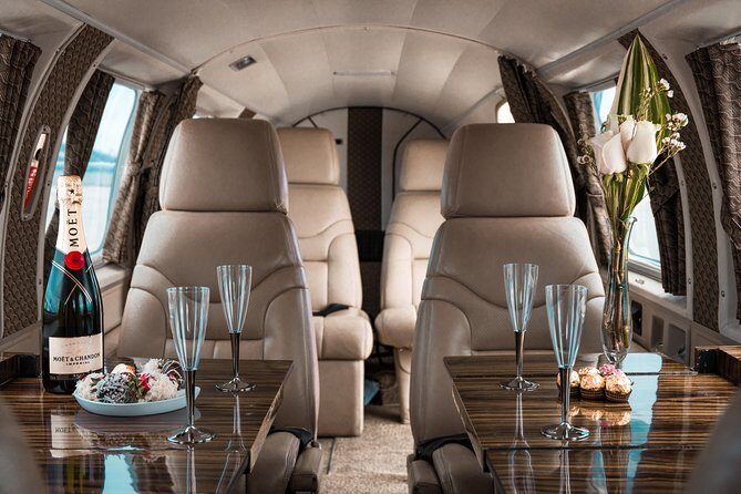 One hour Aerial Tour of Toronto and Niagara Falls with iflyTOTO - The mid-air champagne toast and refreshments: small extras that matter