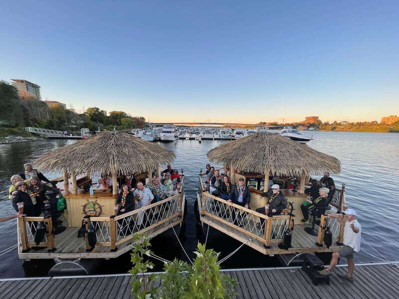 Ottawa: Floating Tiki Bar Cruise on the Ottawa River - The onboard bar setup: what’s included, what costs extra, and how to plan