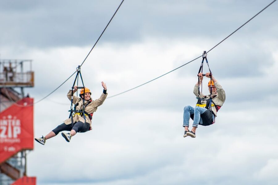 Ottawa: River Zipline Adventure - The Chaudière Bridge Walk and the Tower Climb