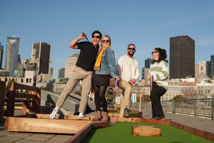 Outdoor mini golf in Montreal - Your 1.5-hour mini golf plan: how to pace the day
