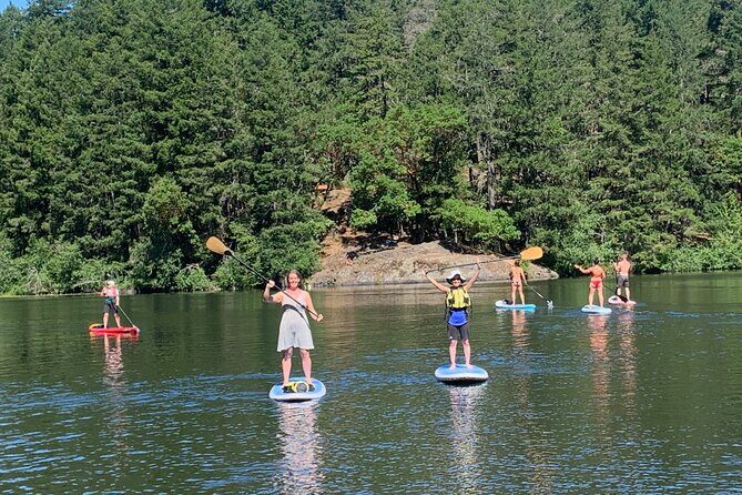 Paddling Thetis Lake - Meeting at Thetis Lake Regional Park: setup that keeps you from stalling