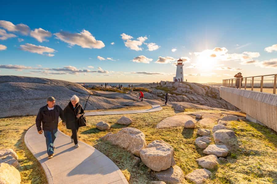 Peggy’s Cove Small Group Tour from Halifax - A calmer Peggy’s Cove day from Halifax