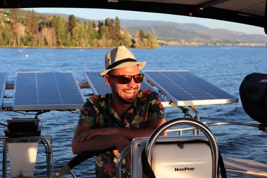 Penticton Okanagan Lake: Sailing Tour - Getting On Aman Cara: Meeting at Naramata Marina