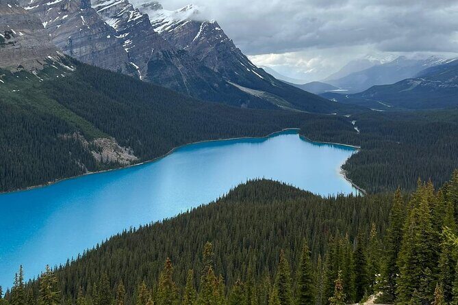 Peyto Lake, Bow Lake Lake Louise Moraine Lake Half Day Tour - Moraine Lake Season: When the Tour Hits Its Most Iconic Stop