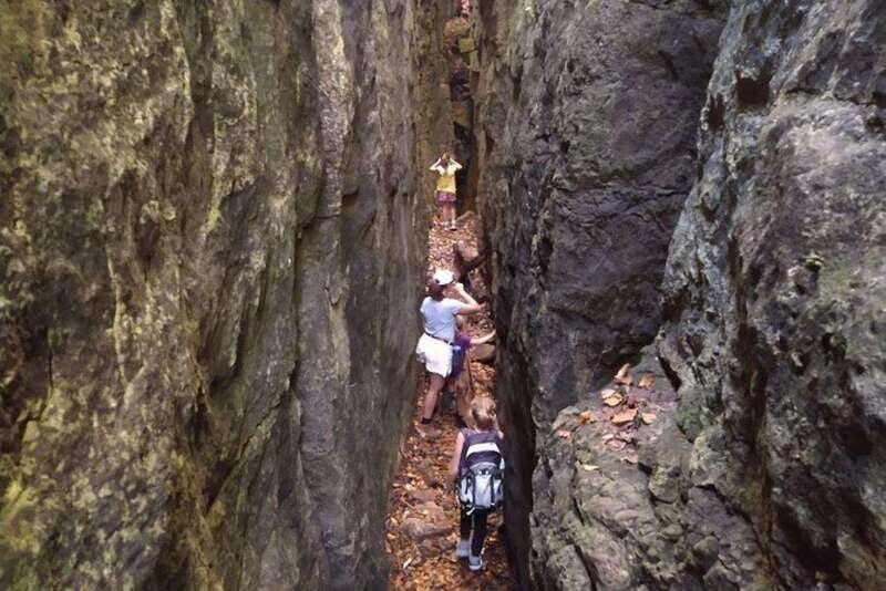 Private Nottawasaga Bluffs Caves Hike - Creemore/Collingwood - Main Caves, Headlamps, and the Safety Mindset Underground