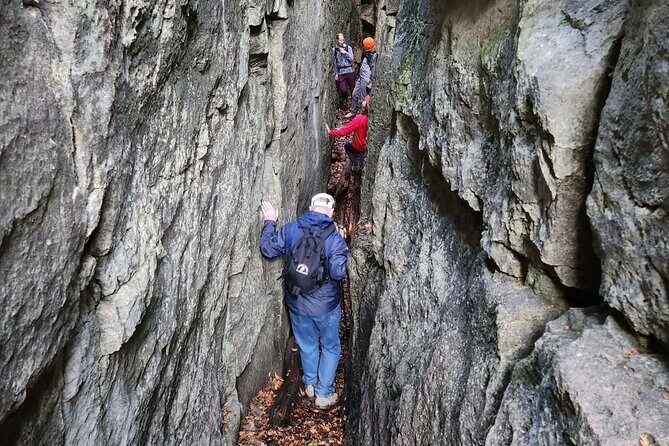 Private Nottawasaga Bluffs Caves Hiking Tour,Collingwood/Creemore - Meeting Point on Sideroad 12 & 13 and How the 2-Person Setup Helps