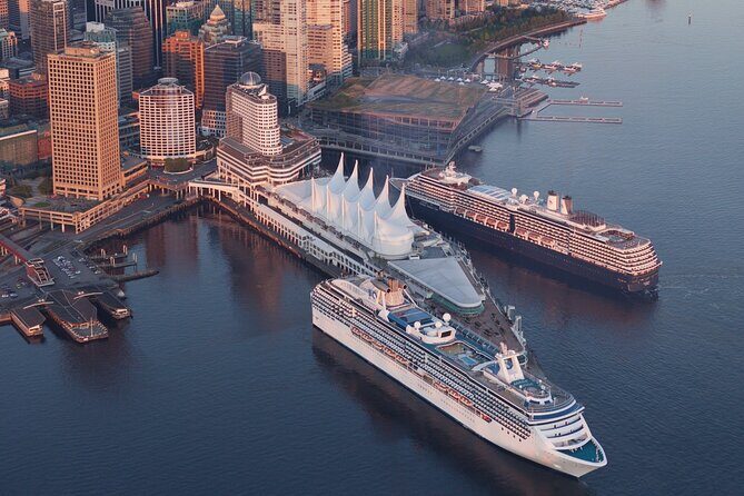 Private Port Transfer Canada Place Cruise Ship Terminal to Vancouver Airport YVR - Canada Place Pickup: Door D, Dispatch Booth, Then Off-Site to On-Site