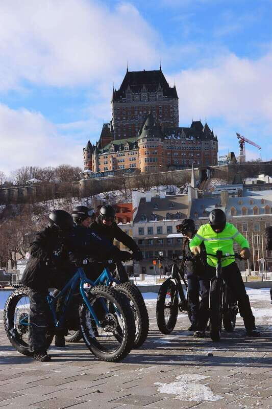 Quebec City: Fat Bike Guided Tour - Saint-Laurent River Riding and the Château Frontenac Pause
