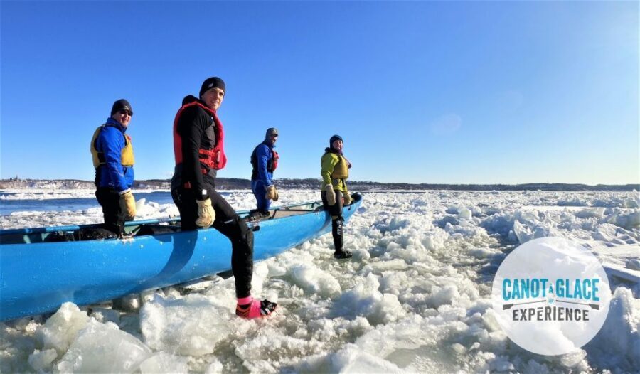 Quebec City: Ice Canoeing with Hot Chocolate & Sauna - Where you meet and how the St. Lawrence frames the whole day