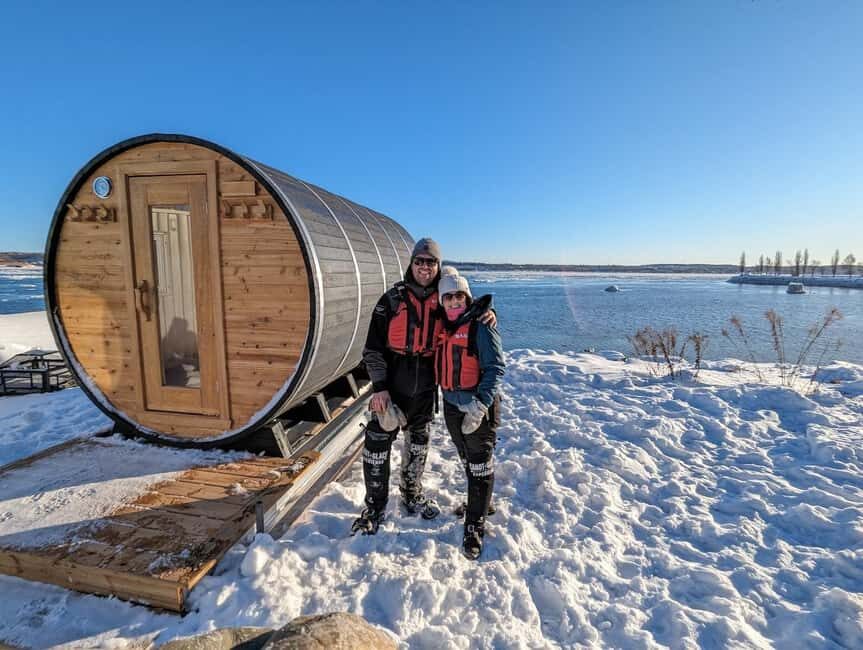 Quebec City: Ice Canoeing with Hot Chocolate & Sauna - The return to shore and the sauna recovery you’ll be grateful for