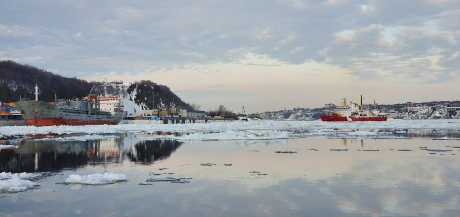 Quebec City: Ice Canoeing with Hot Chocolate & Sauna - Suiting up: crampons, mittens, leg protectors, and why jeans are a bad idea