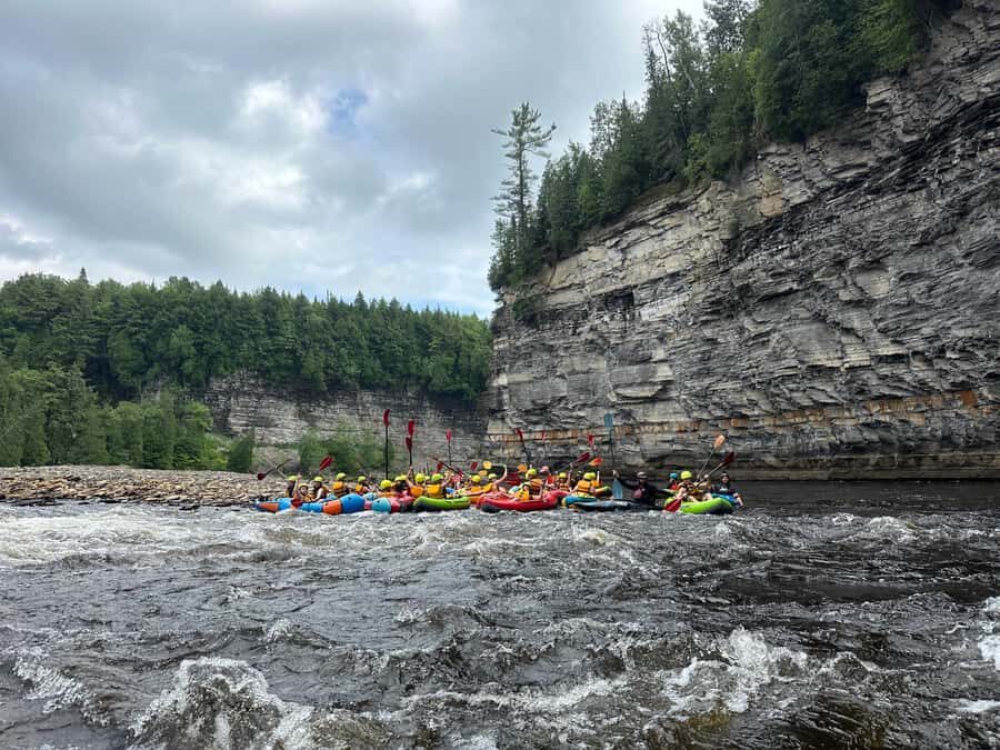 Quebec City: Rafting or kayaking – Jacques-Cartier Canyon - Eco-minded by design: salmon education and river protection