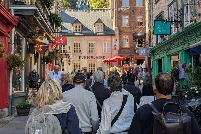 Quebec City Scenic Walking Tour with 1 Funicular Ride - Quartier Petit Champlain: Canada’s oldest commercial street