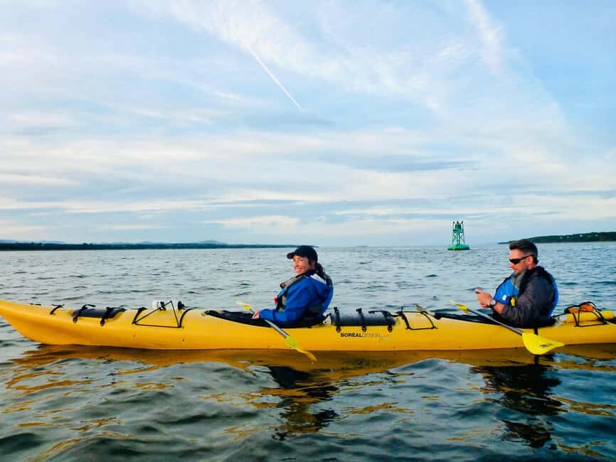 Quebec City Sunset Sea-Kayaking Tour with Mapple Wine - How 150 minutes on the water feels in real life