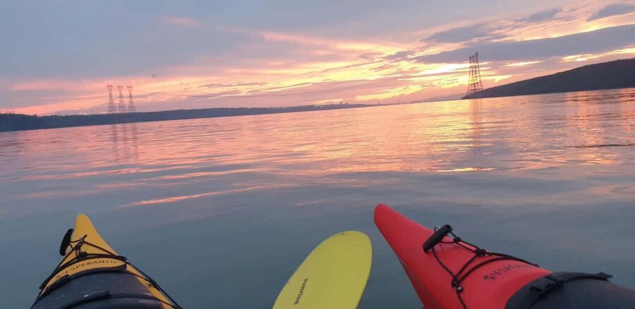 Quebec City Sunset Sea-Kayaking Tour with Mapple Wine - Gear and wetsuit clothing: what you really get
