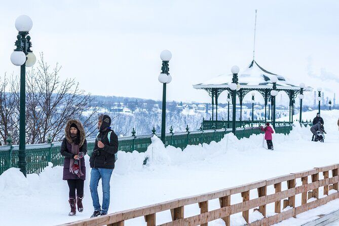 Quebec City : Winter Magic Walking Tour - Place des Canotiers and the Ferry Crossing: A Different View of the River