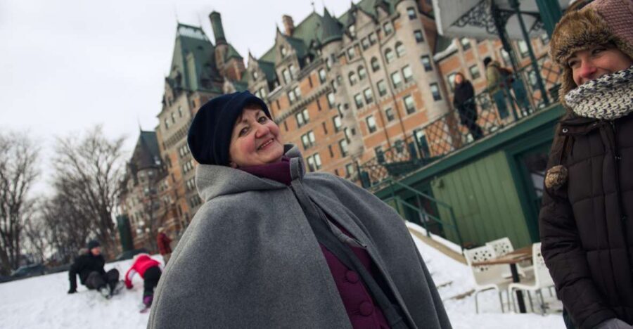 Quebec City: Winter Walking Tour in Old Quebec - Inside the fortifications: snowy streets and the big skyline moment