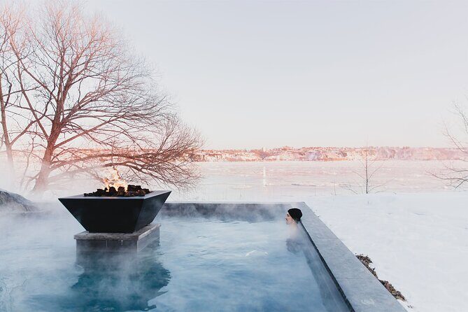 Quebec -Forfait Strøm détente authentique - Strøm Nordic Spa in Old Québec: a calm circuit with river views
