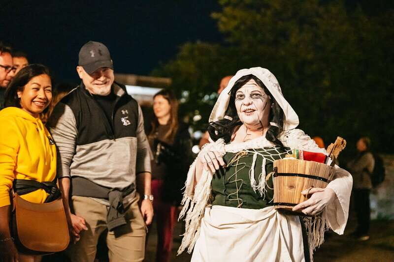 Quebec Interactive Street Theatre: "Crimes in New France" - Price and Value: $23 for Two Hours of Acting, Walking, and Stories