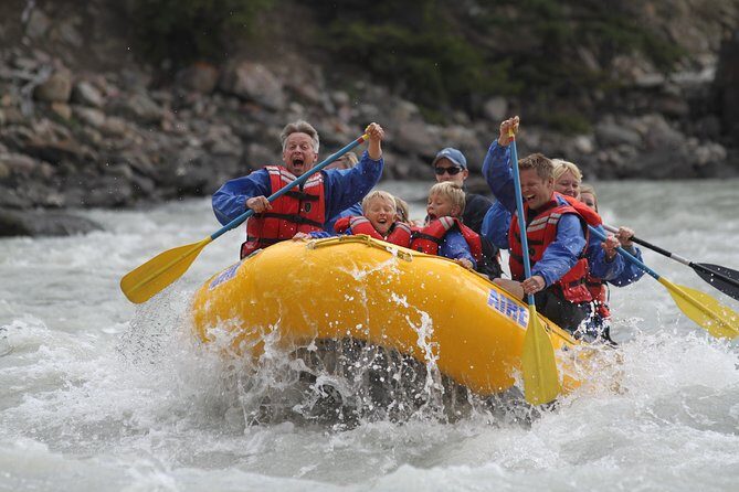 Rafting on Athabasca River Mile 5 in Jasper - Meeting in Jasper and getting to the put-in (the part that sets the tone)