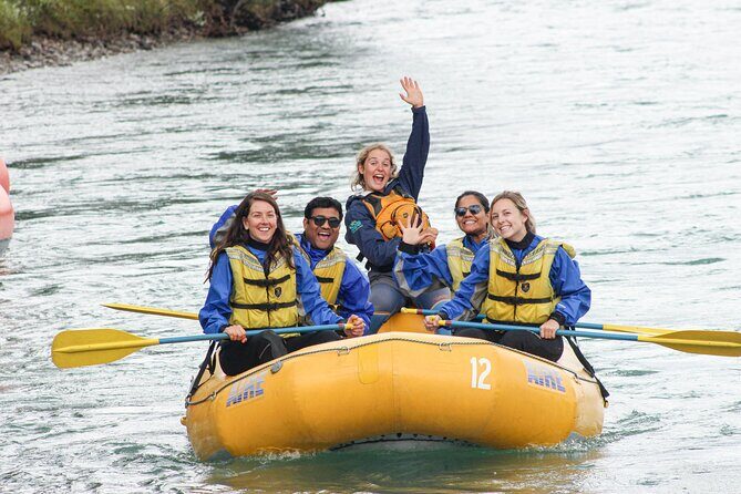 Rafting on Athabasca River Mile 5 in Jasper - What it’s like with real guides: expect energy and safety