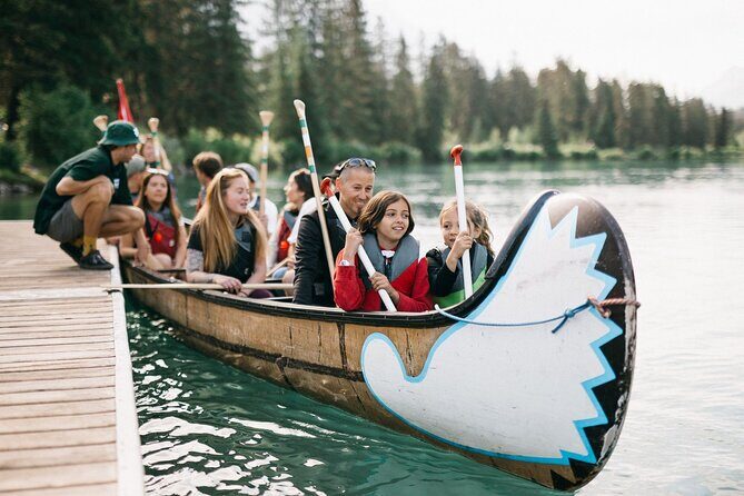 River Explorer | Big Canoe Tour in Banff National Park - A Big Canoe Moment on the Bow River