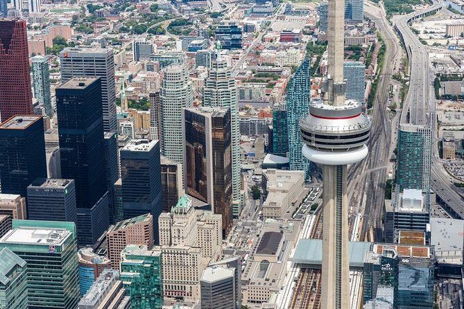 Romantic Jewel - Private Helicopter Tour for 2 - Walking the Route: From CNE to Don Valley Parkway and Up Toward Bloor