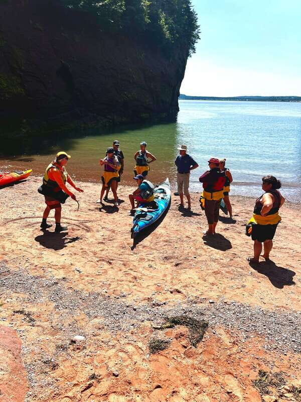 Saint John: Guided Kayaking Tour of St. Martins Sea Caves - Entering the St Martins Sea Caves at Bay of Fundy Adventures