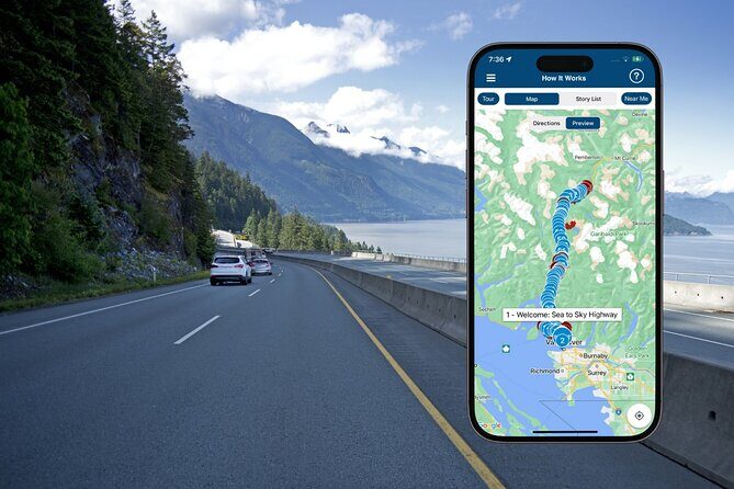 Sea to Sky Highway Self-Guided Driving Audio Tour - Stop-by-stop: Sea to Sky stories from Lost Lagoon to Whistler Creek