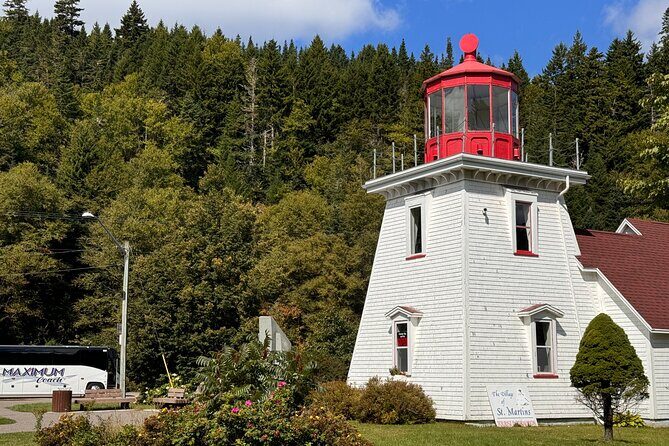 Shore Tours Saint John - The long Bay of Fundy road: St. Martins, sea caves, and scenic corridors