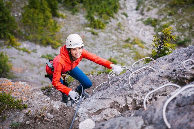 Small-Group Guided Via Ferrata Climbing with Banff's Best Views - What the Climb Feels Like (No Experience Required, Still Real Effort)