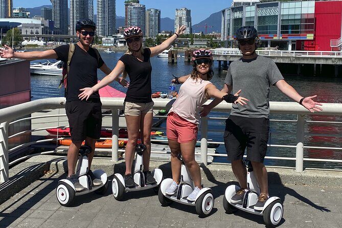 Small Group Segway tour to False Creek/English Bay - Lost Lagoon Setup: Where You Learn Before You Cruise
