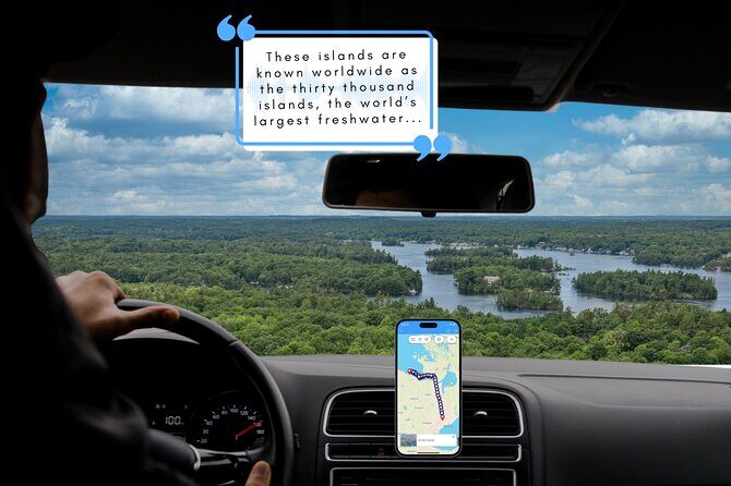 Smartphone Audio Driving Tour between Collingwood and Toronto - Price and value: what $6.72 per group actually means