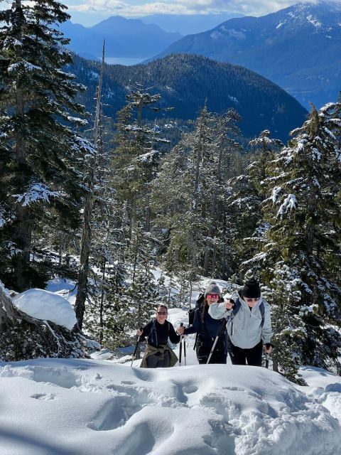 Snowshoeing At The Top Of The Sea To Sky Gondola - What to bring: layers, gloves, and shoes that can handle winter