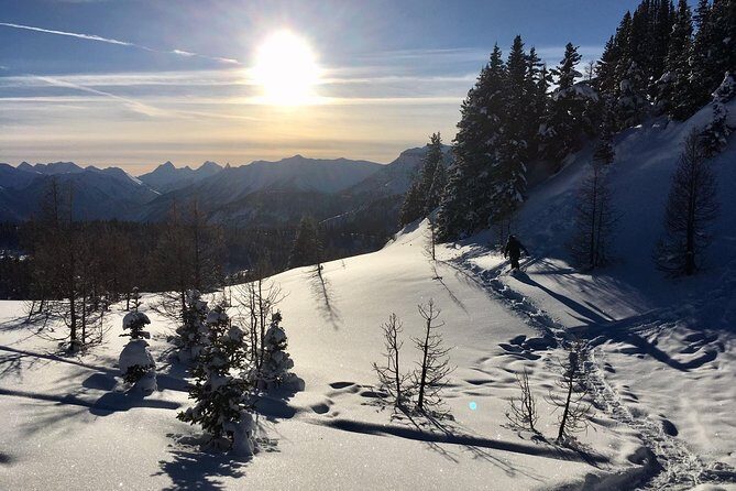 Snowshoeing on Top of the World - The view payoff: Mt. Assiniboine and a 360-degree Rockies moment