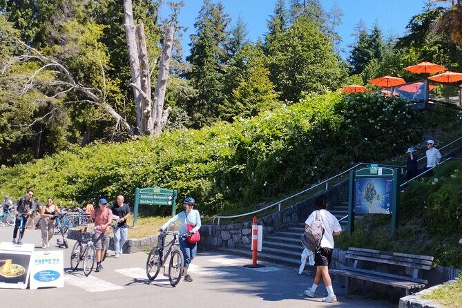 Stanley Park Bike Adventure with Lux Car Pick Up Affordable Easy - Coal Harbour to the Rowing Club: a quieter waterfront rhythm