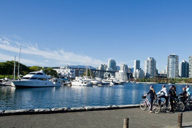 Stanley Park & Vancouver City Highlights 4 Hour Bike Tour 2 in 1 - Aquabus ferry to Granville Island: the route break you’ll actually want