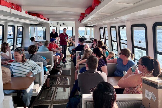 Sunset Dinner Cruise on North America's LARGEST Solar Boat! (6PM) - Onboard Comfort: WiFi, Restroom, and a Manageable Group Size