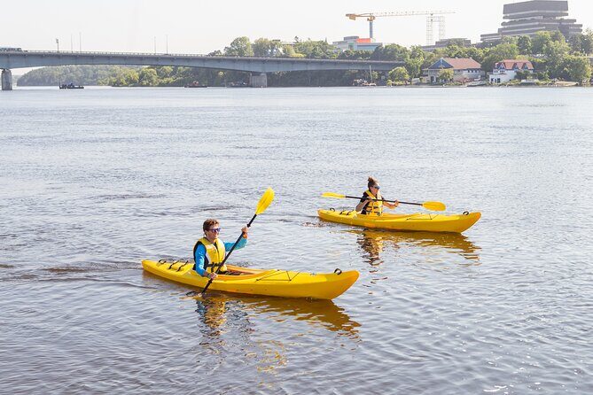 Sunset Kayak Tour in Downtown Ottawa and Gatineau - The route: Rideau Falls first, then paddle the Ottawa River between Ontario and Quebec